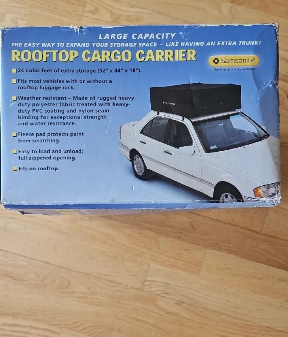 Samsonite Black Rooftop Cargo Carrier